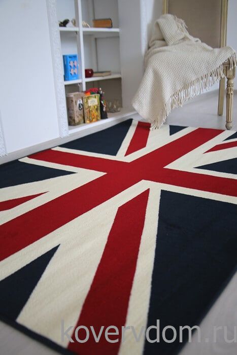 Ковер Британский флаг темно-синий 