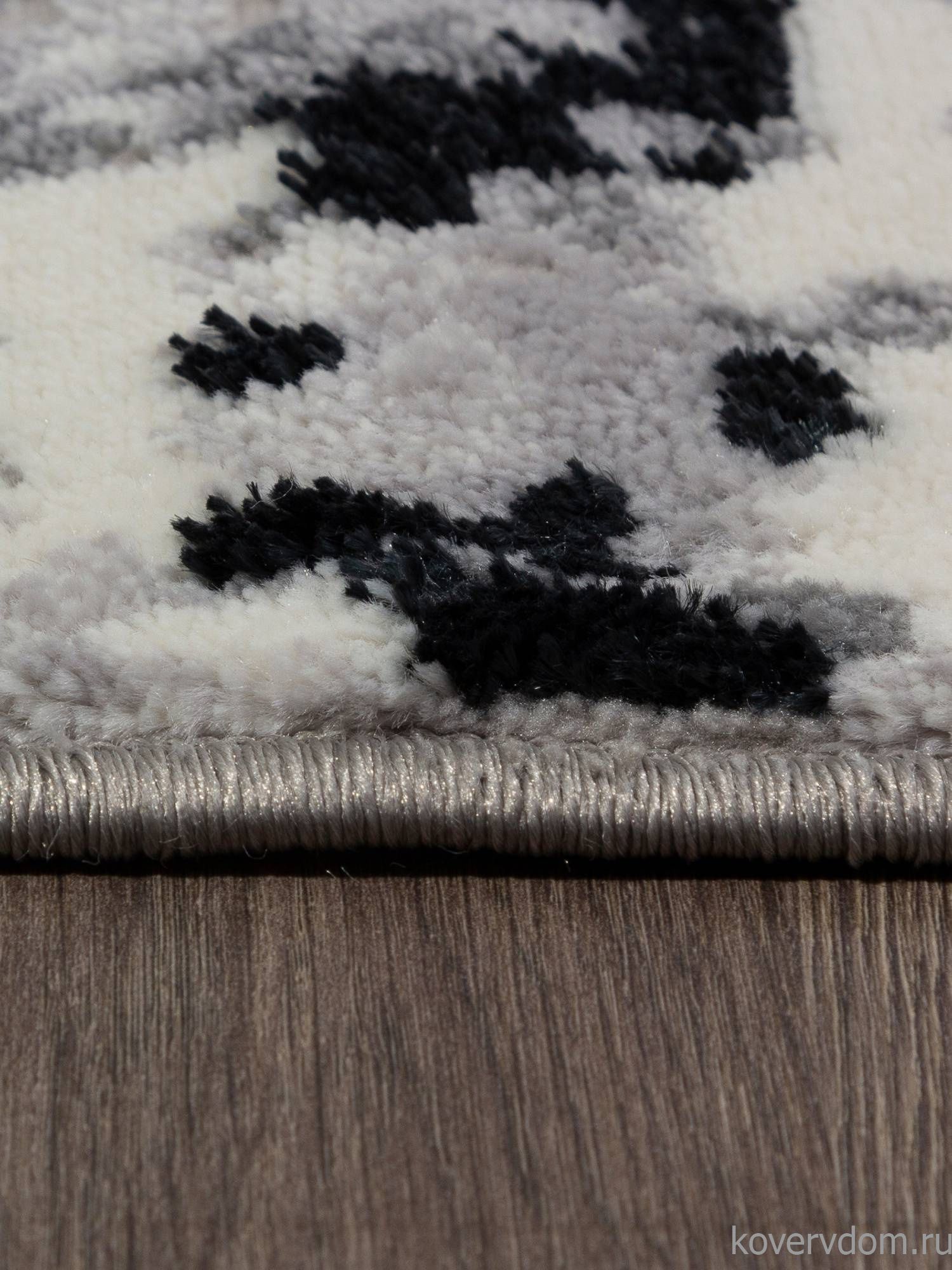 Ковер PALERMO F284 DARK GRAY Овал Ковер PALERMO F284 DARK GRAY Овал