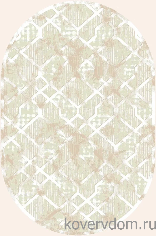Ковер Palma 4896A Cream-Cream Овал