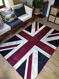 Ковер из вискозы и хлопка Royal Palace 14793 6010 Британский Флаг