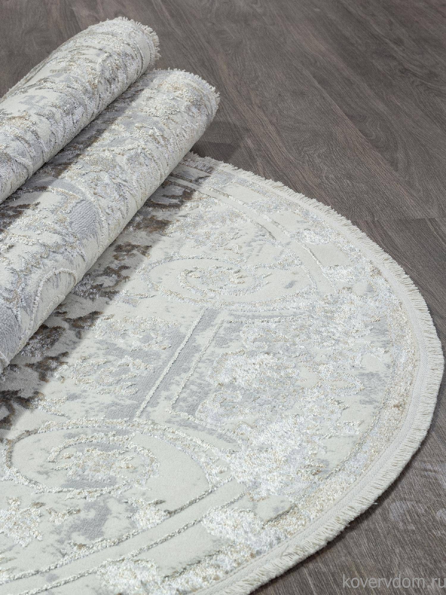 Ковер SAHARA-A 00765A GREY FDY / CREAM HB Овал Ковер SAHARA-A 00765A GREY FDY / CREAM HB Овал