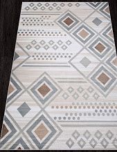 Пушистый ковер VALENCIA DELUXE D962 CREAM-BLUE