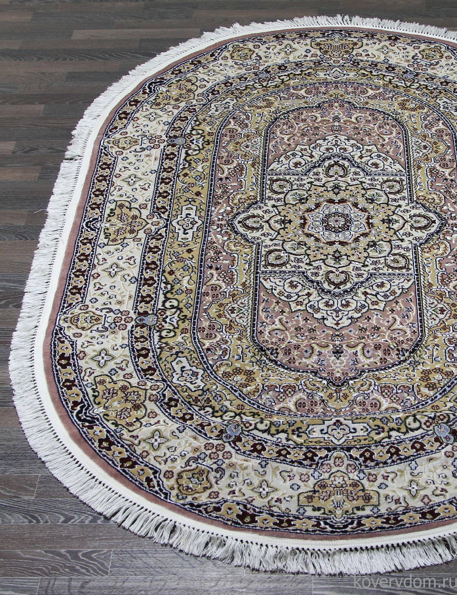 Ковер MASHAD PRESTIGE 02842A L.PINK / L.PINK Овал