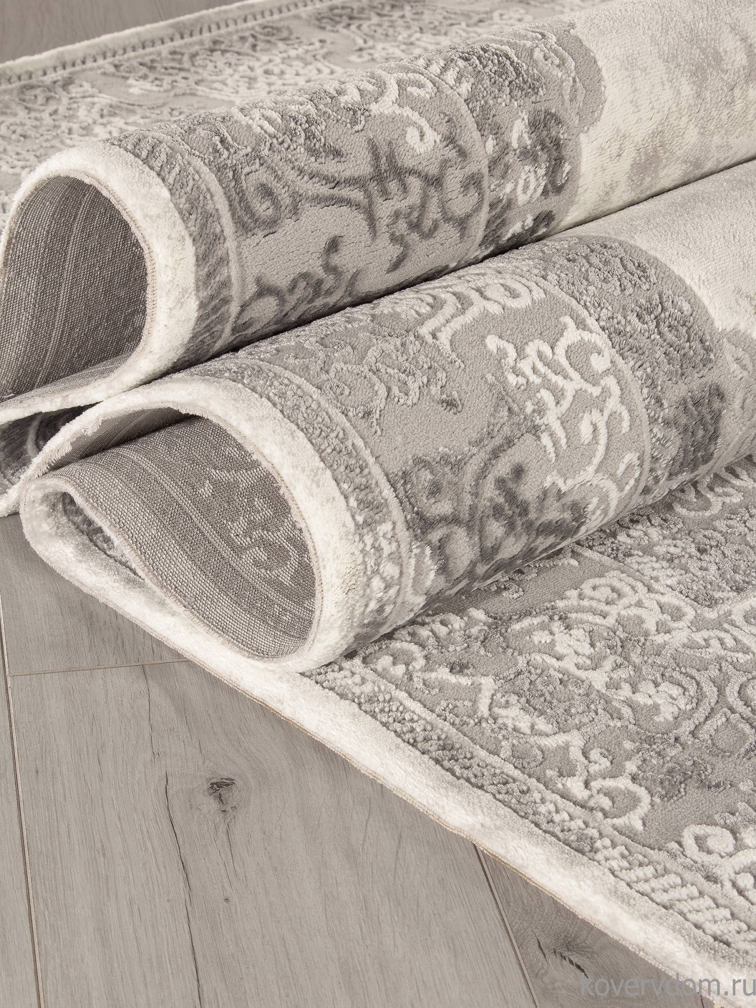 Ковер SIROCCO F163AQ GREY / D.GREY