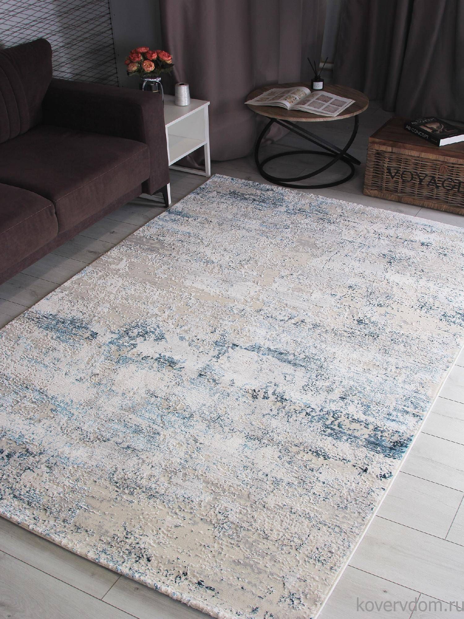 Ковер AMELI 5072A CREAM / P.D.BLUE