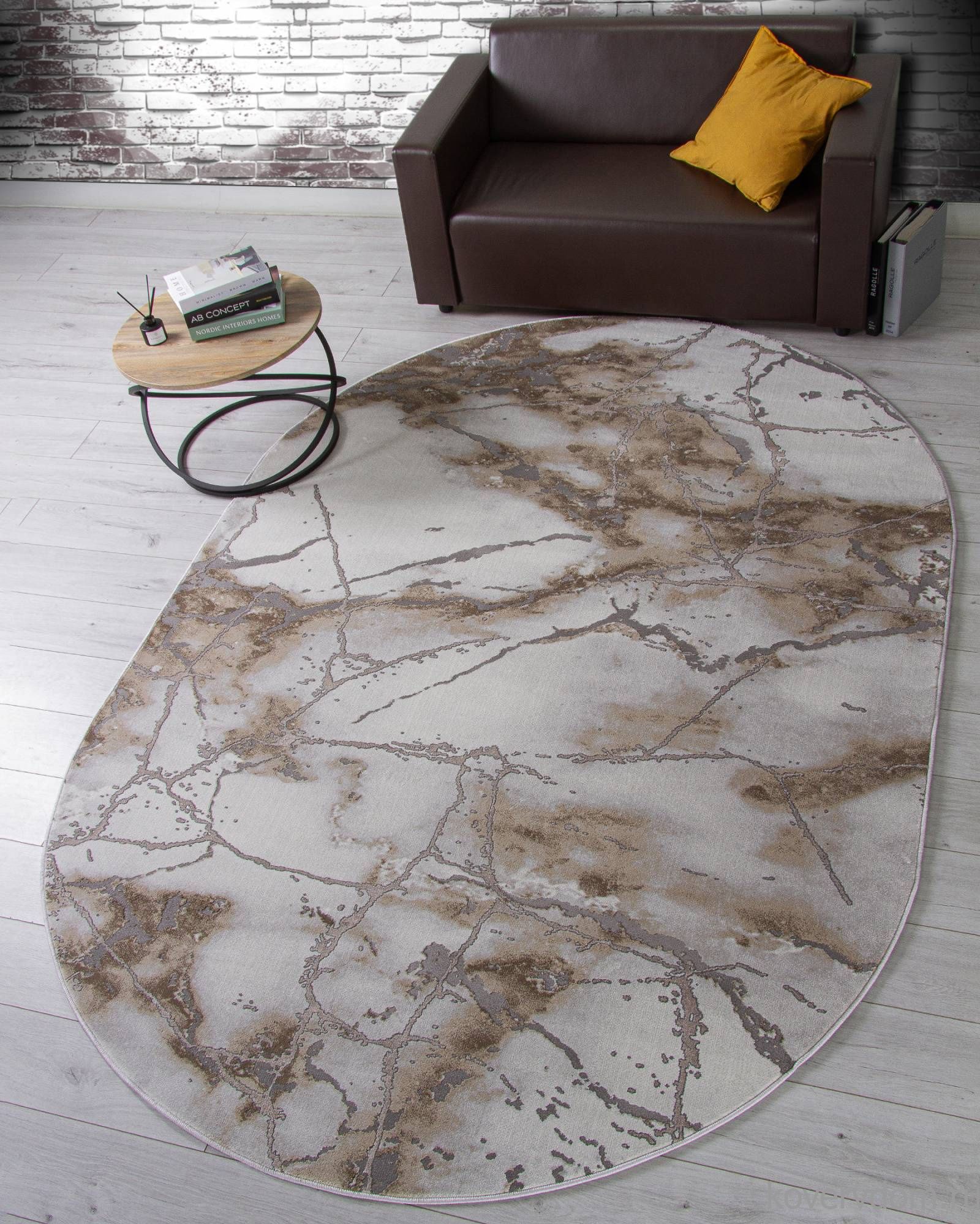 Ковер GRAFF 3270 GRAY-BEIGE Овал Ковер GRAFF 3270 GRAY-BEIGE Овал