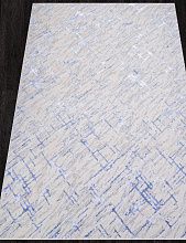 Современный прямоугольный ковер LIMAN-A F164 CREAM-BLUE