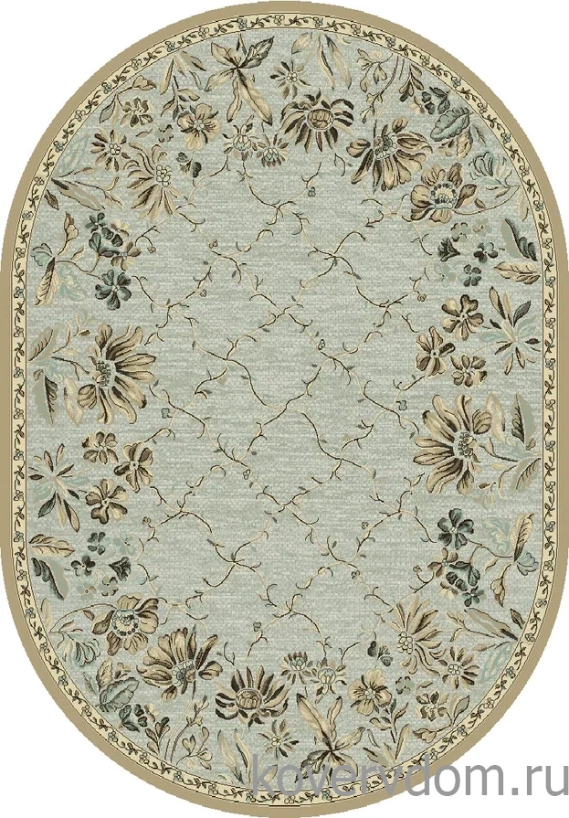 Рельефный ковер из вискозы GENOVA 38262 6525 90 Овал