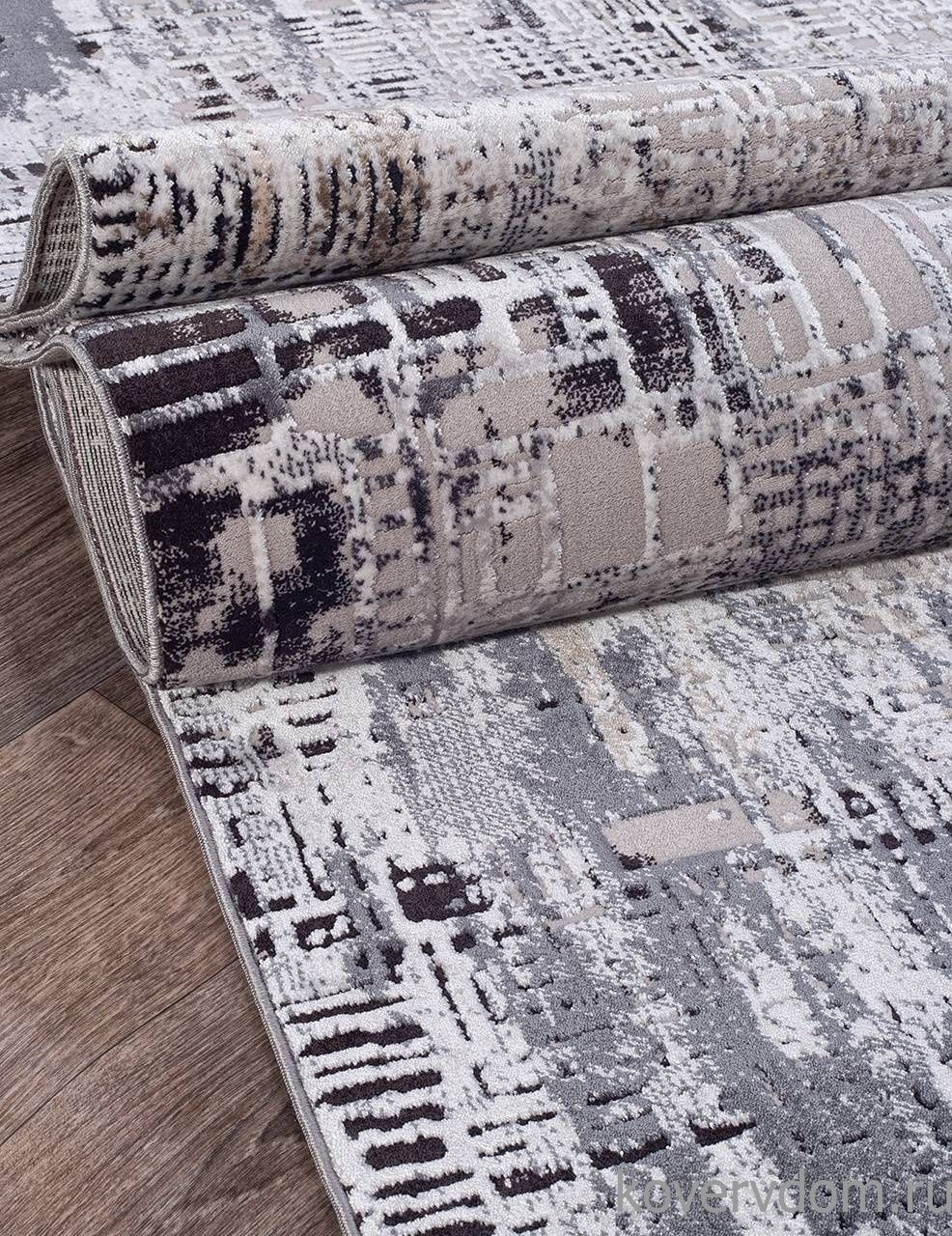 Ковер ROXANNE 17104 L.GREY / D.GREY Ковер ROXANNE 17104 L.GREY / D.GREY