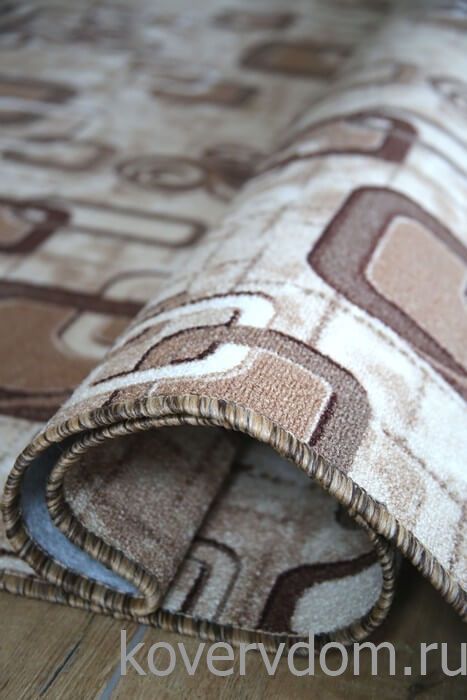 Ковер-палас АБСТРАКЦИЯ 1594-103 бежево-коричневый Ковер-палас АБСТРАКЦИЯ 1594-103 бежево-коричневый