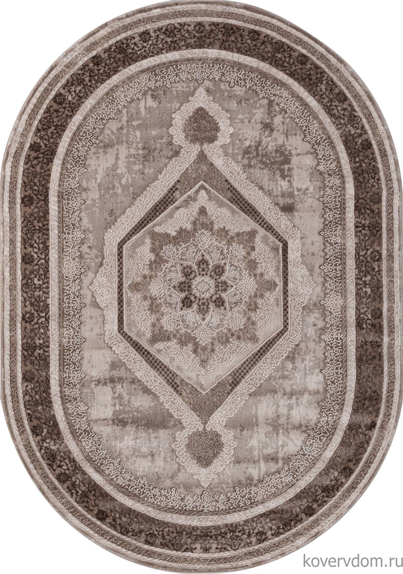 Ковер ARMINA 04037A BROWN / BROWN Овал Ковер ARMINA 04037A BROWN / BROWN Овал