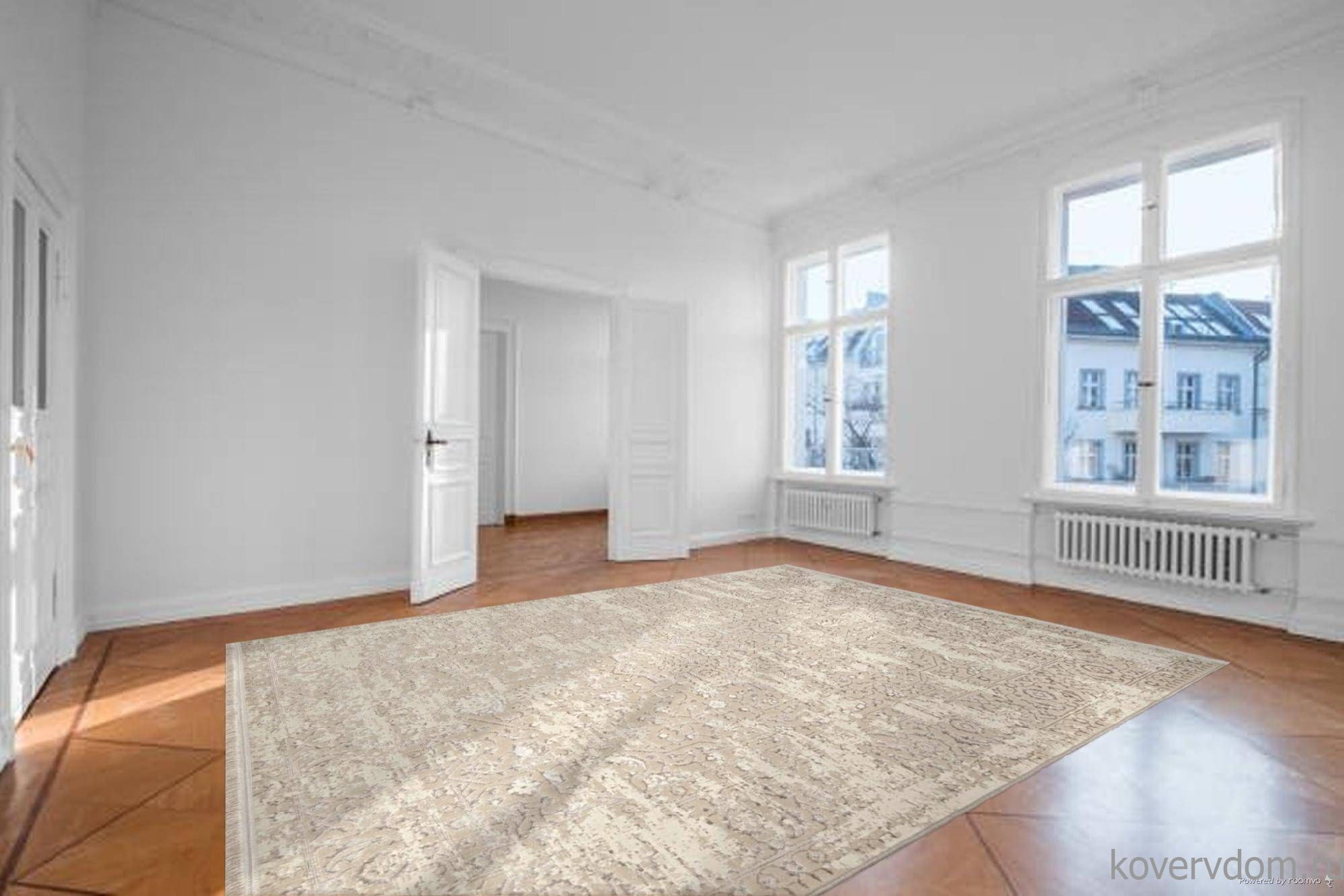 Ковер MIKONOS-A F584AC CREAM / KAHVE