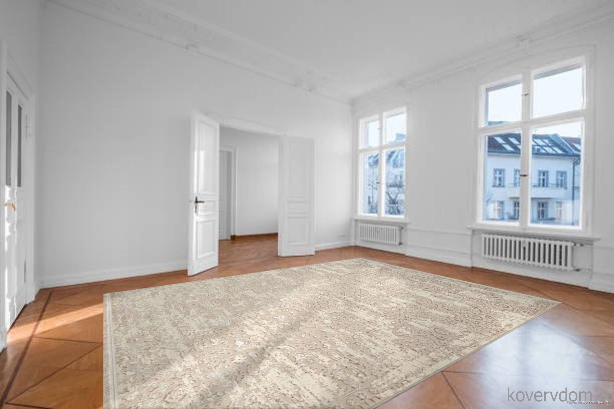 Ковер MIKONOS F584AC CREAM / KAHVE Ковер MIKONOS F584AC CREAM / KAHVE