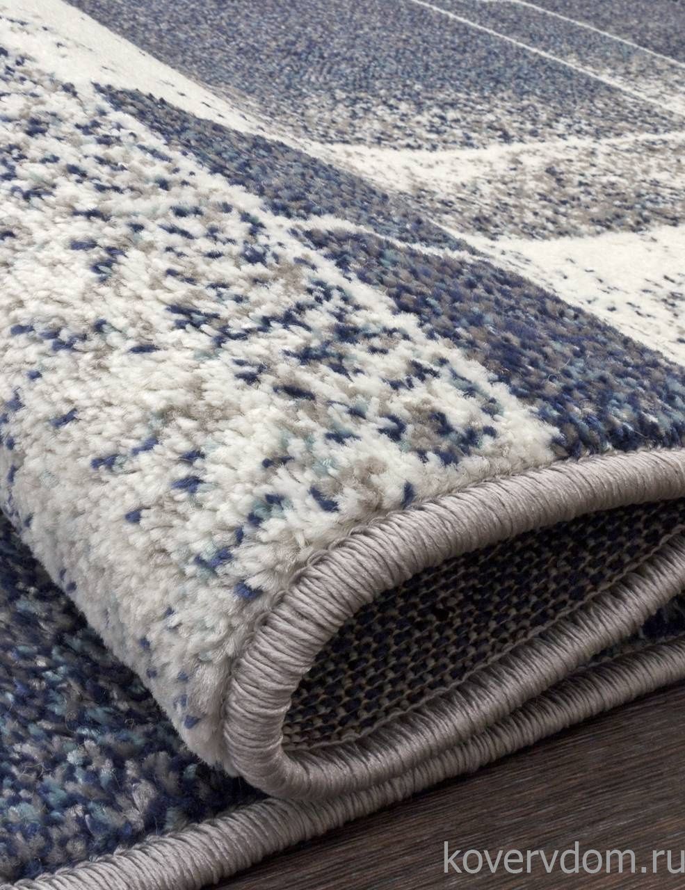 Ковер SUNRISE 2 D447 GRAY-BLUE Овал