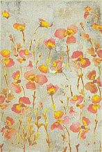 Пушистый шерстяной ковер Hunnu Цветы 6A2365 175