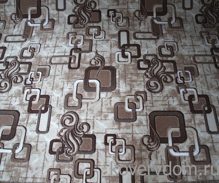 Ковер-палас АБСТРАКЦИЯ 1594-103 бежево-коричневый Ковер-палас АБСТРАКЦИЯ 1594-103 бежево-коричневый