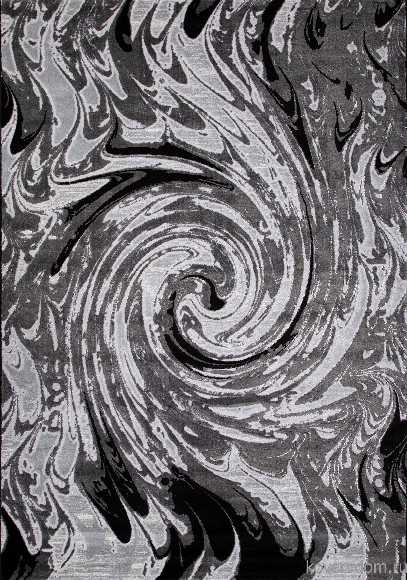 Ковер Valentino Y503A LIGHT GREY SHIRINK / BLACK