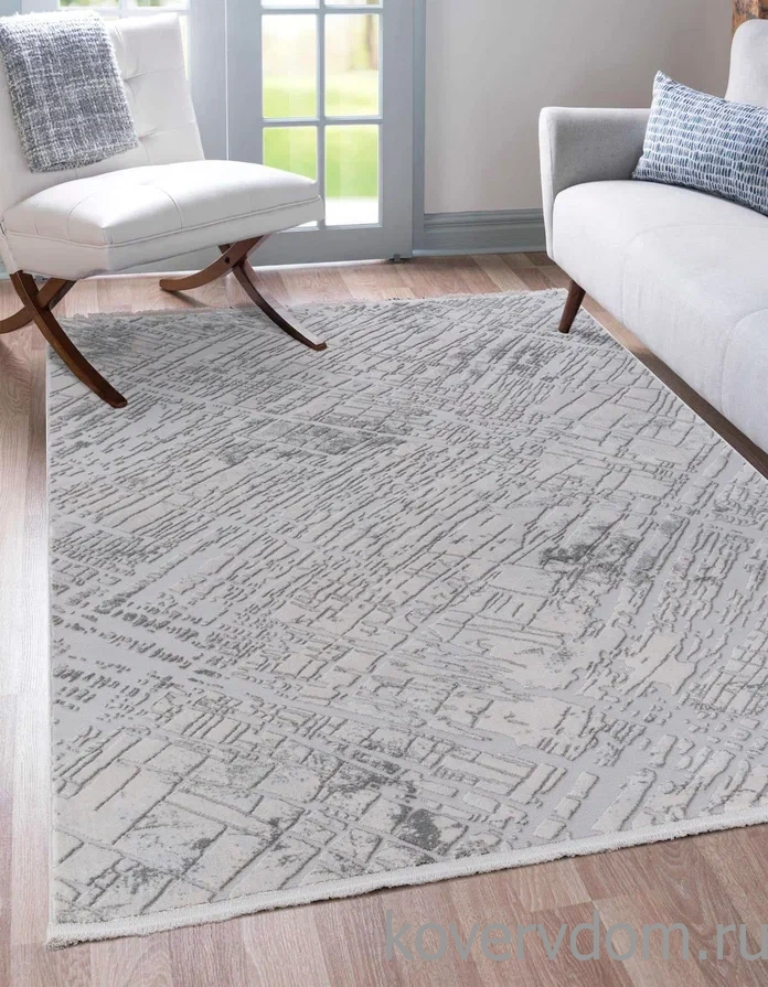 Ковер Leonidas B0747A Silver-White Ковер Leonidas B0747A Silver-White