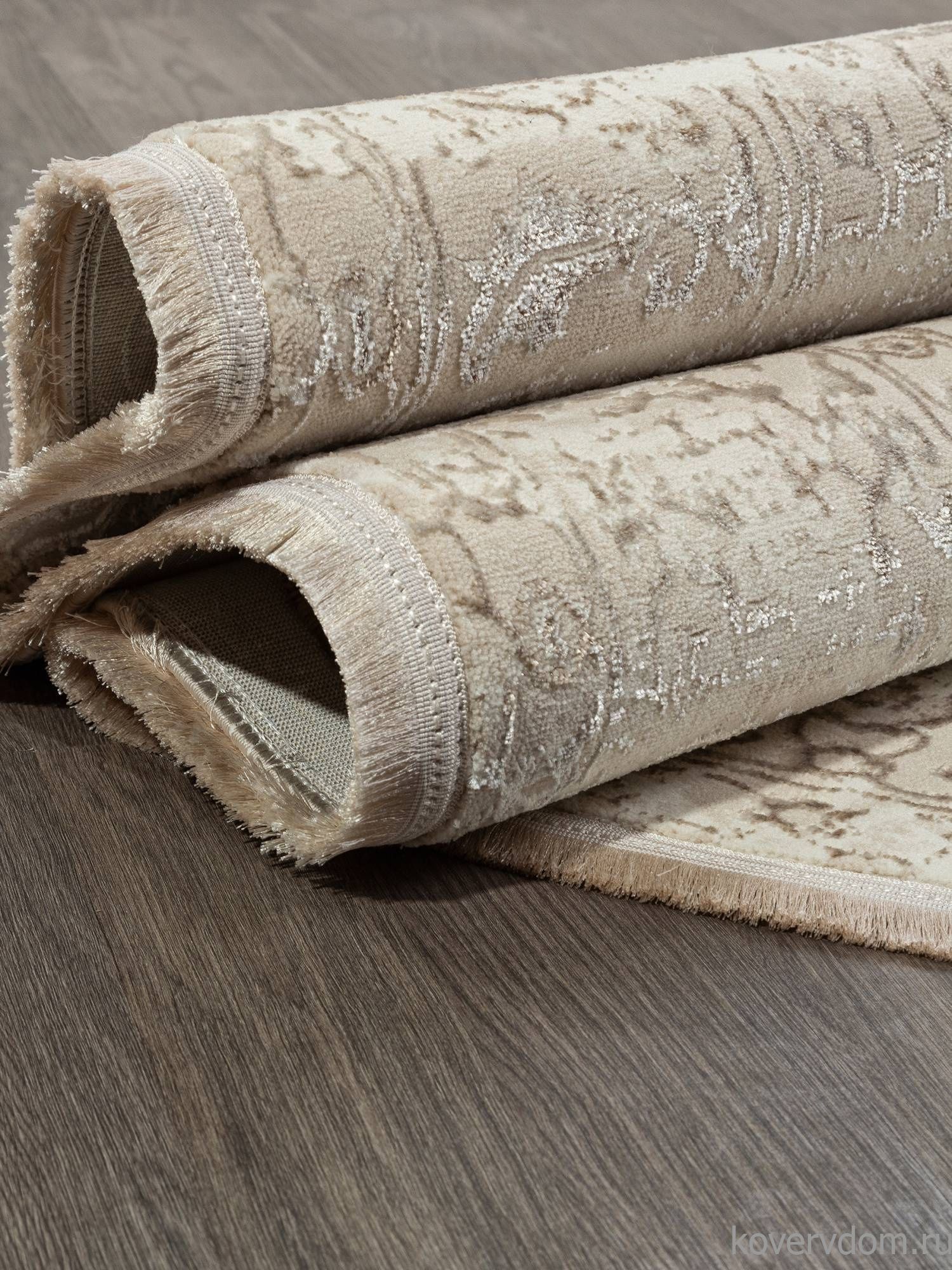 Ковер MIKONOS F584AC CREAM / KAHVE Овал Ковер MIKONOS F584AC CREAM / KAHVE Овал