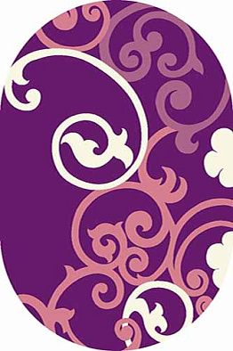 Ковер VISION DELUXE v805 VIOLET Овал