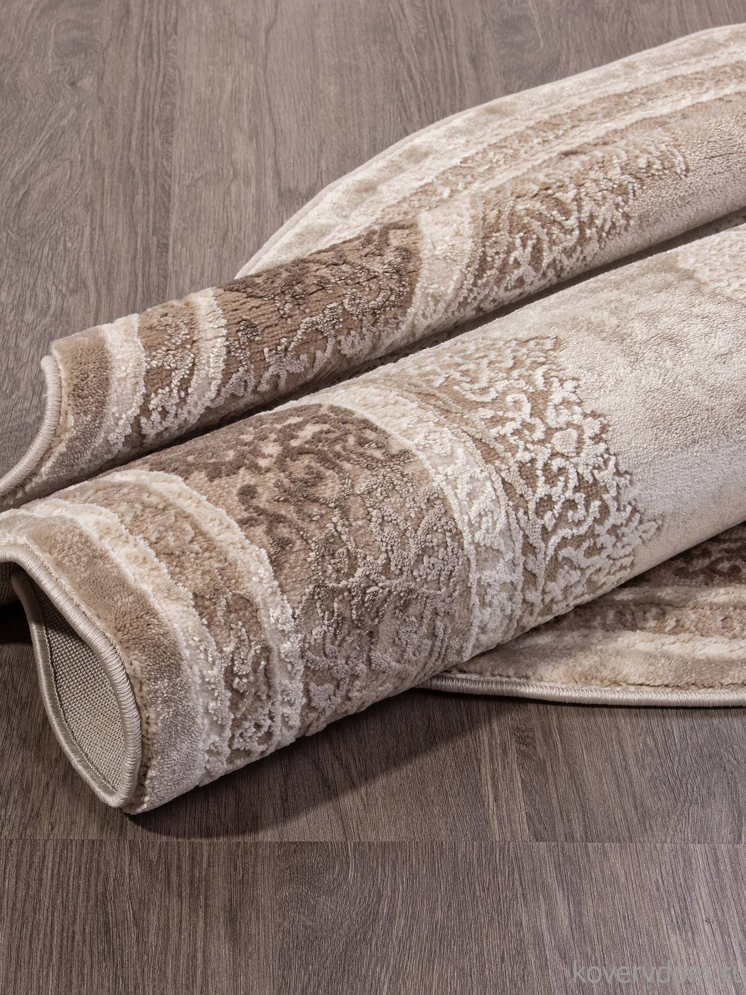 Ковер ARMINA 04037A BROWN / BROWN Круг