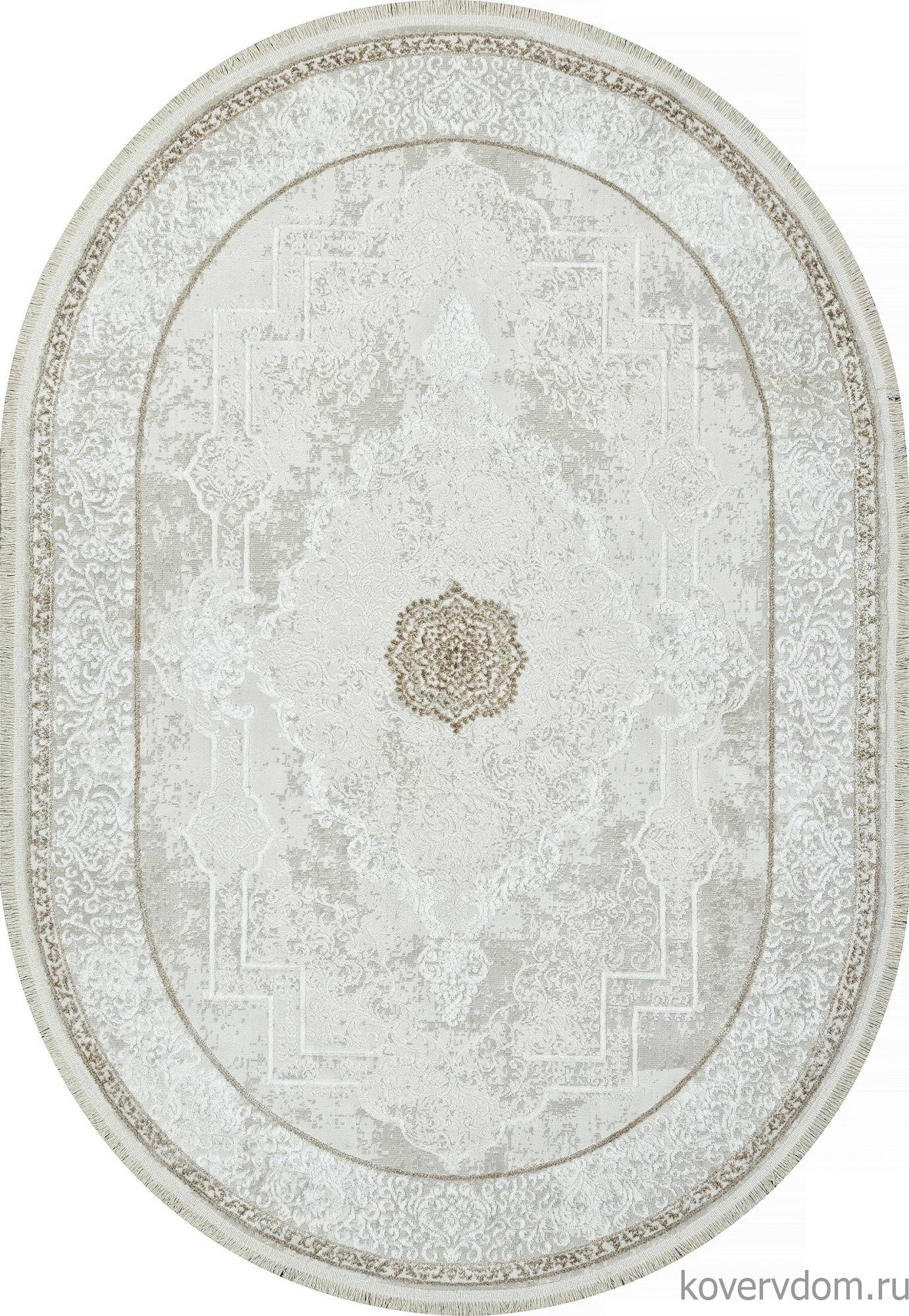 Ковер RUBI 26702Z CREAM / WHITE Овал Ковер RUBI 26702Z CREAM / WHITE Овал