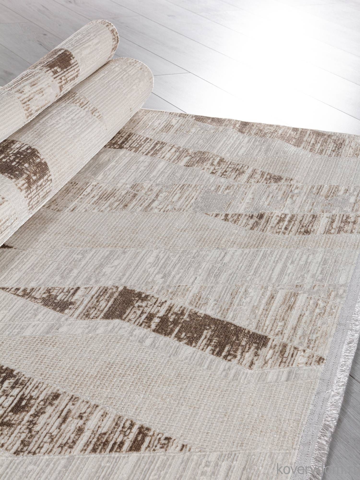 Ковер SHINE 33162A CREAM / WHITE Ковер SHINE 33162A CREAM / WHITE