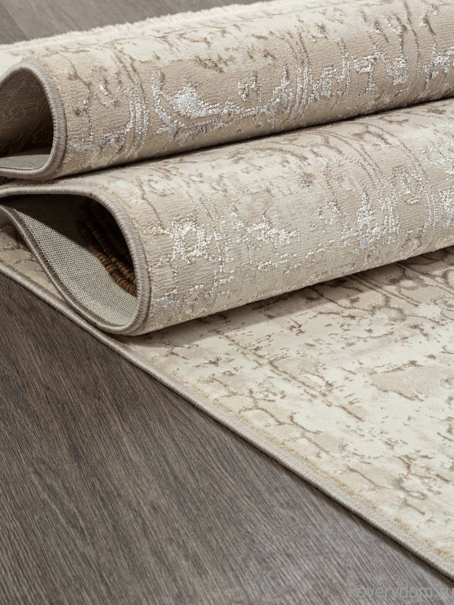 Ковер MIKONOS F584AC CREAM / KAHVE Ковер MIKONOS F584AC CREAM / KAHVE