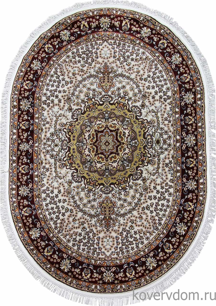 Ковер SHAHREZA d202 CREAM-RED Овал