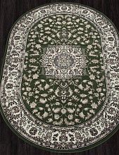 Красивый ковер GAVANA-A D412 GREEN Овал
