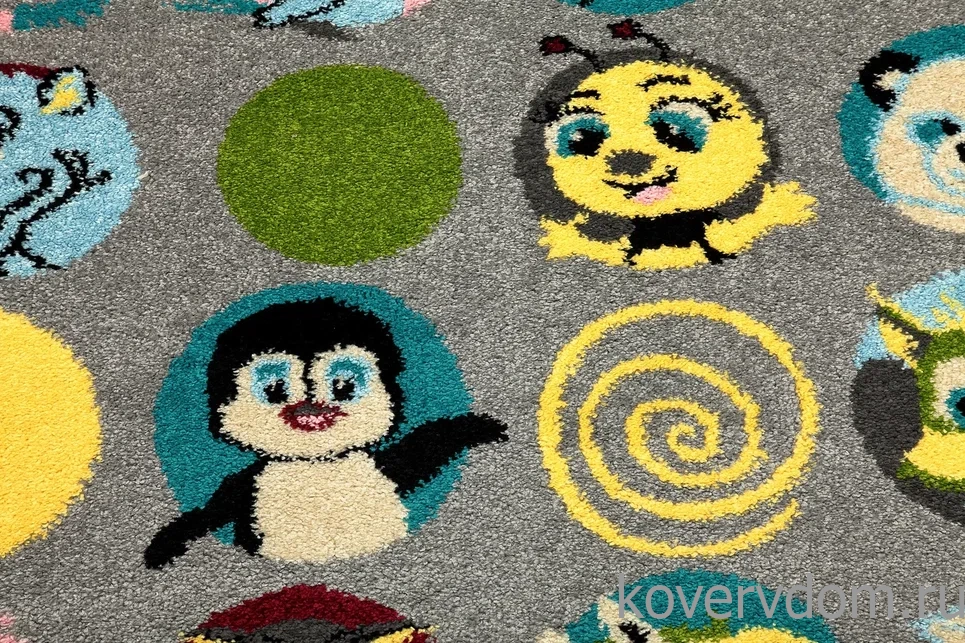 Ковер детский FUNKY TOP SUS graphite Ковер детский FUNKY TOP SUS graphite
