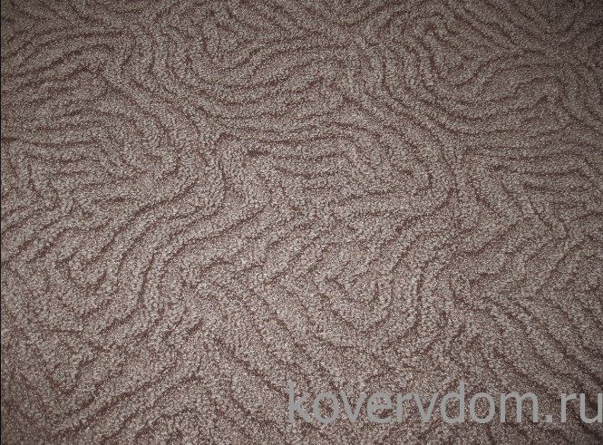 Однотонный ковер-палас SHTORM 820 коричневый