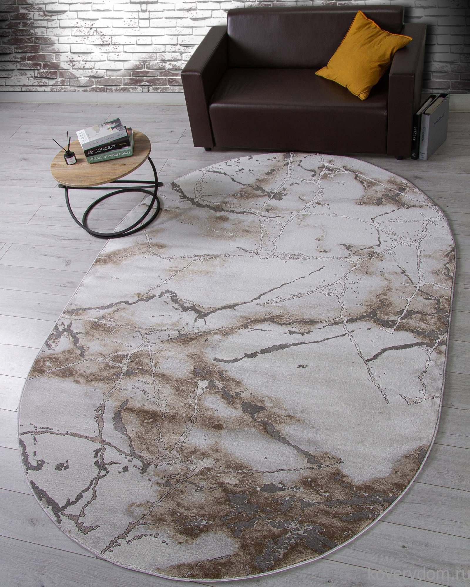Ковер GRAFF 3270 GRAY-BEIGE Овал Ковер GRAFF 3270 GRAY-BEIGE Овал