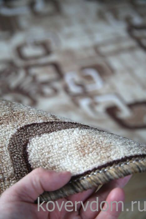 Ковер-палас АБСТРАКЦИЯ 1594-103 бежево-коричневый Ковер-палас АБСТРАКЦИЯ 1594-103 бежево-коричневый