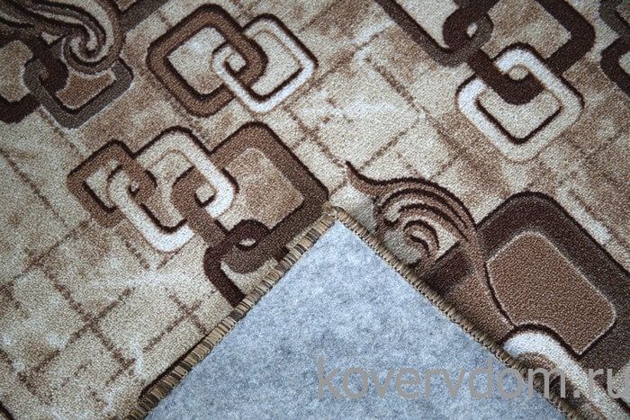 Ковер-палас АБСТРАКЦИЯ 1594-103 бежево-коричневый Ковер-палас АБСТРАКЦИЯ 1594-103 бежево-коричневый