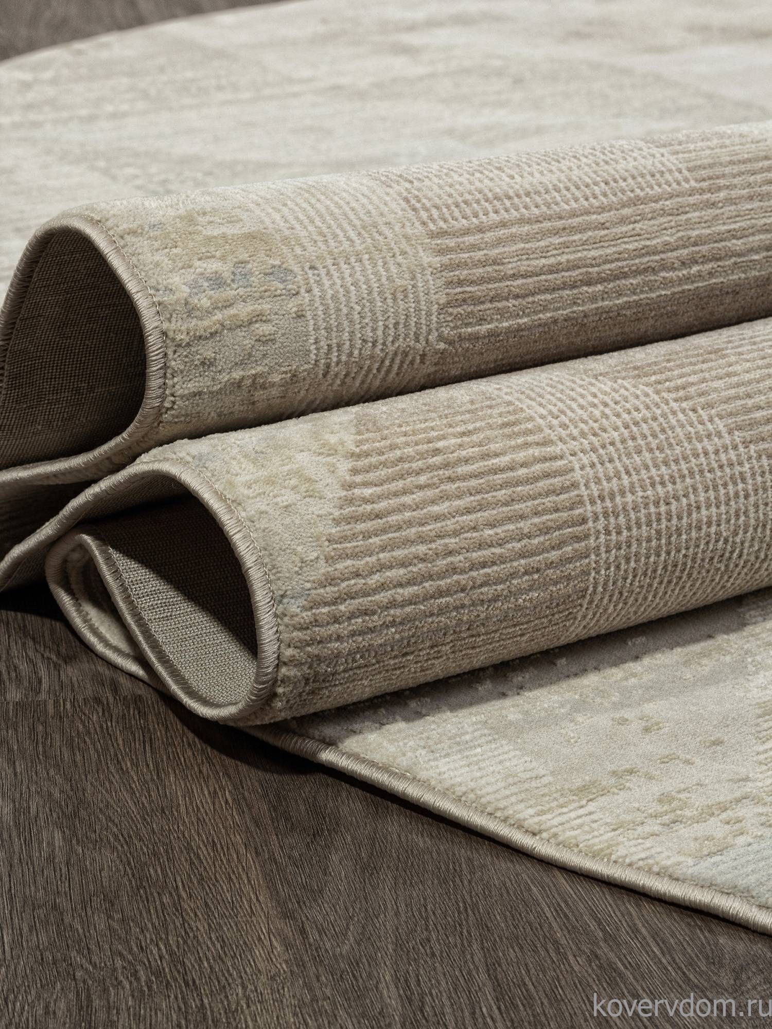 Ковер AFINA F416AD BEIGE / L.BROWN Овал Ковер AFINA F416AD BEIGE / L.BROWN Овал