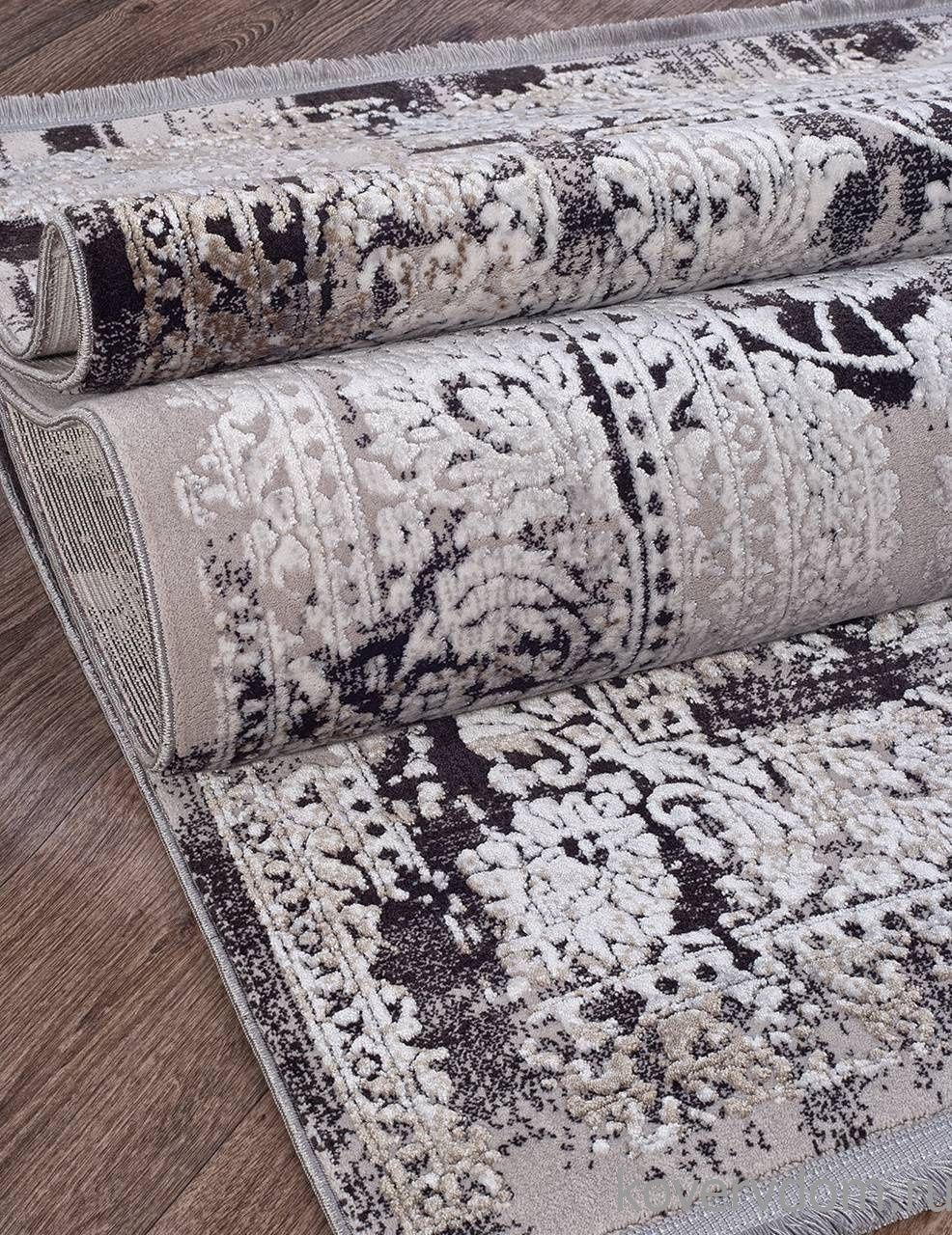 Ковер ROXANNE 17102 L.GREY / D.GREY Ковер ROXANNE 17102 L.GREY / D.GREY