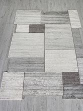 Пушистый ковер SAFIR 00834G GREY / GREY