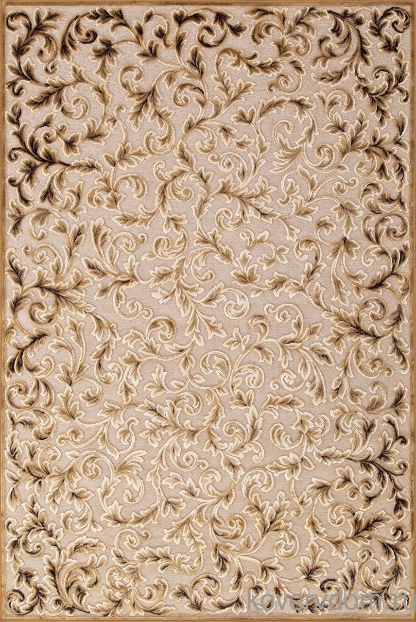 Ковер из вискозы ГЕНОВА 38496 626260 V Бежевый/ Коричневый