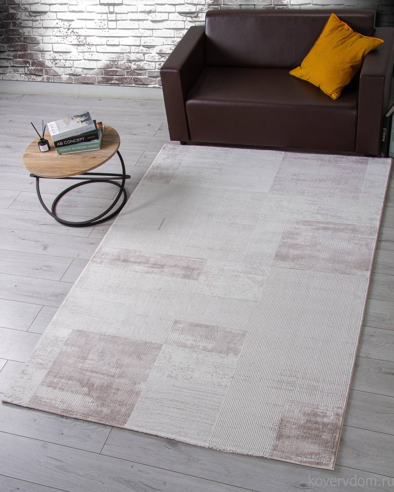 Ковер NENSI GL104A BROWN / BROWN Ковер NENSI GL104A BROWN / BROWN