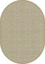 Овальный рельефный ковер серый из вискозы GENOVA R 38036 6525 90 ОВАЛ